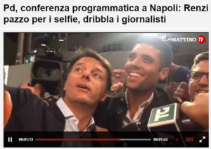 renzi 300x212 - Pd, conferenza programmatica a Napoli: Renzi pazzo per i selfie, dribbla i giornalisti
